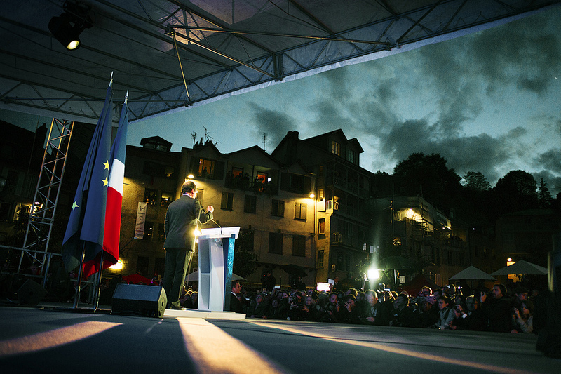 François Hollande à Tulle le soir de son élection - Photo cc Benjamin Géminel